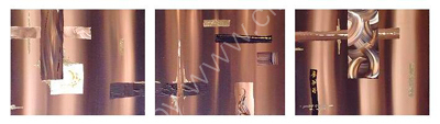 Brown & Gold Textured Abstract